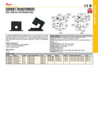 Thumbnail of document Data Sheet - Series CCT40/50 Current Transformer